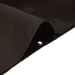vidaXL Accesorios De Bricolaje-Lona 650g / m² Marrón 2 x 3 m Lona con recubrimiento de PVC