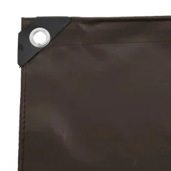 vidaXL Accesorios De Bricolaje-Lona 650g / m² Marrón 2 x 3 m Lona con recubrimiento de PVC