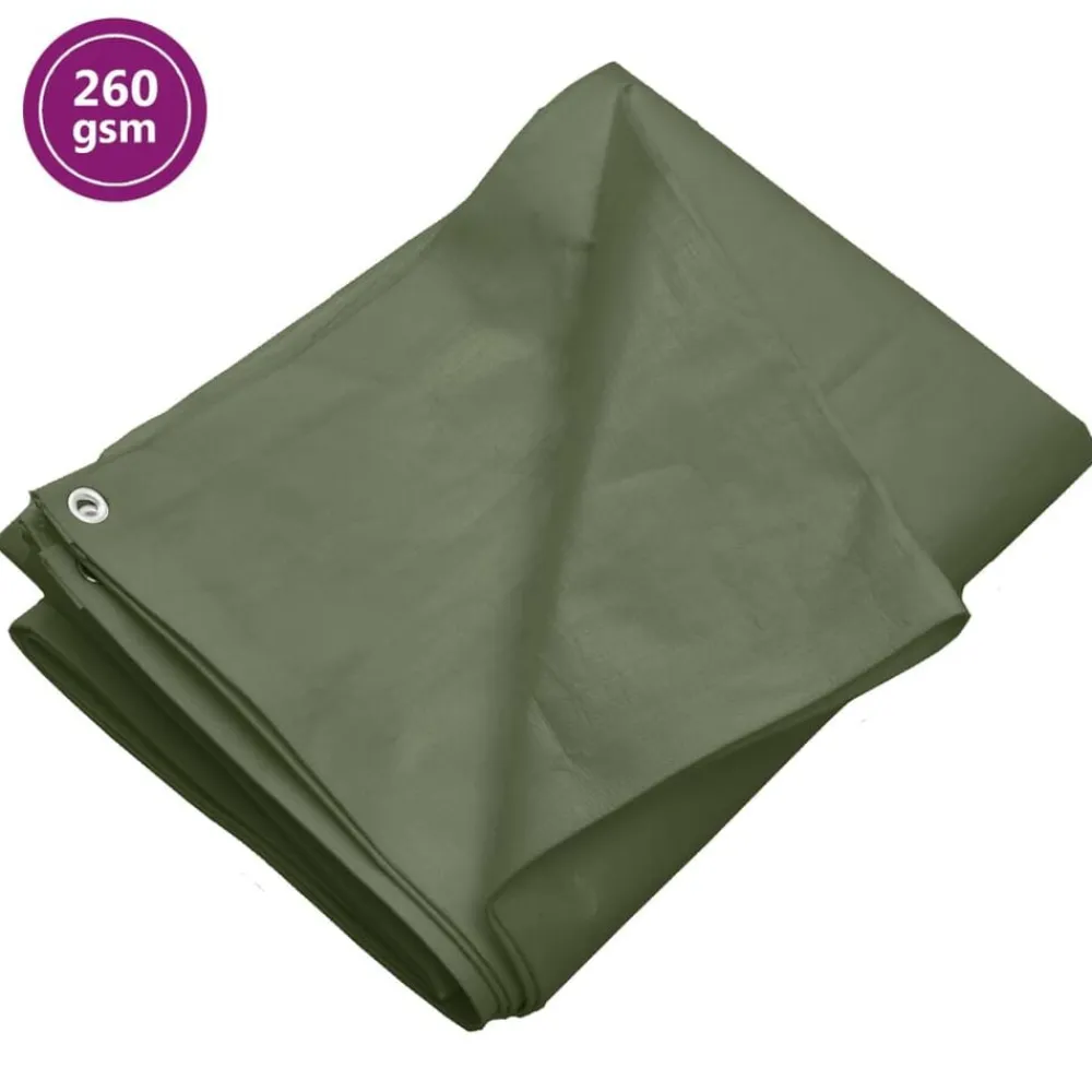 vidaXL Lona HDPE 260 g/m² 2x3 m Verde Sale