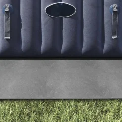 vidaXL Lona para el fondo de la piscina 274 x 274 x 0,1 cm Gris claro Hot