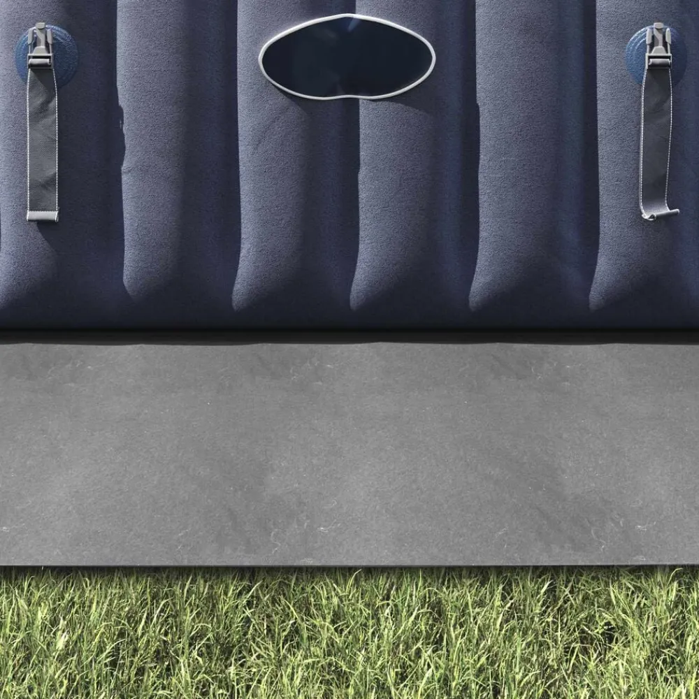vidaXL Lona para el fondo de la piscina 274 x 274 x 0,1 cm Gris claro Hot