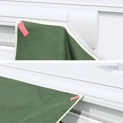 vidaXL Lona resistente al agua con techo Verde Sale