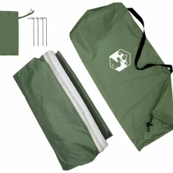 vidaXL Lona resistente al agua con techo Verde Sale