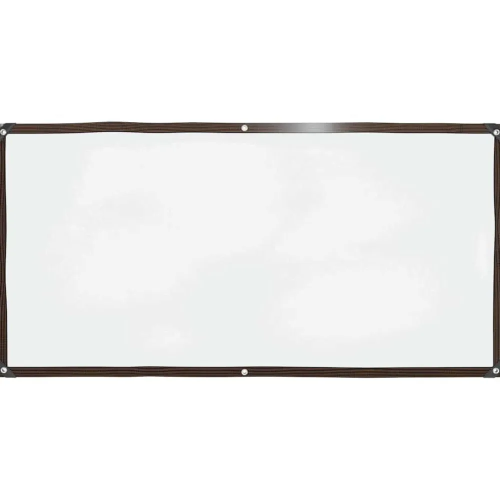 vidaXL Lona transparente con ojales polietileno 1x2 m Best
