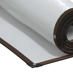 vidaXL Lona transparente con ojales polietileno 1x2 m Best