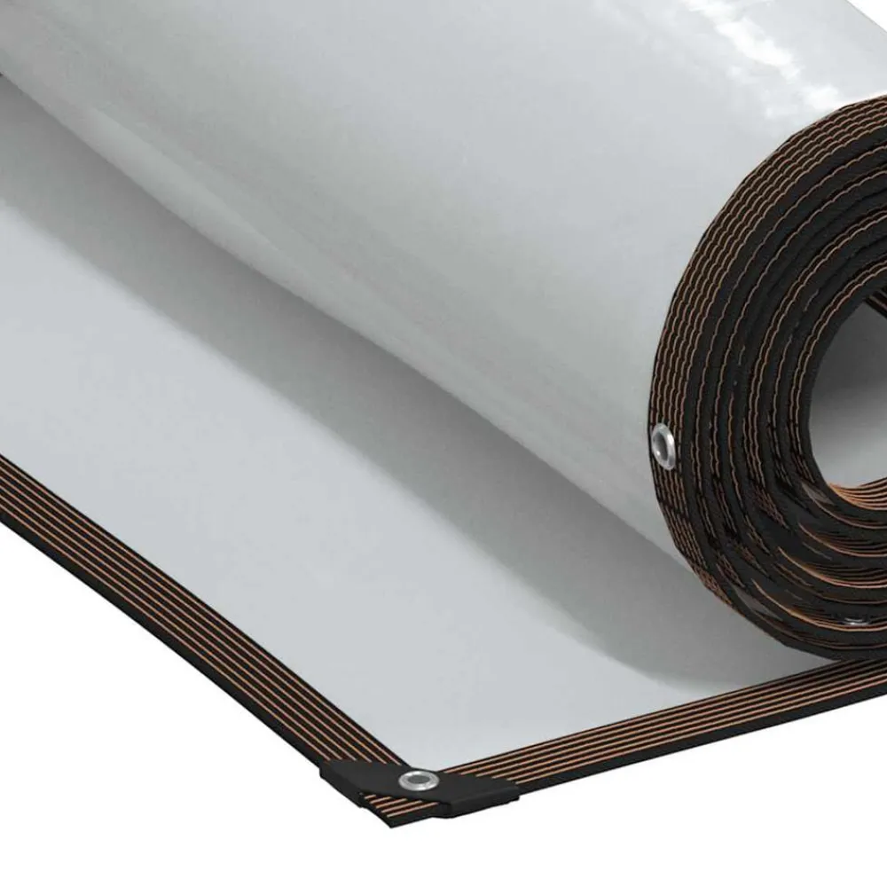 vidaXL Lona transparente con ojales polietileno 1x2 m Best