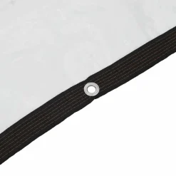 vidaXL Lona transparente con ojales polietileno 1x2 m Best
