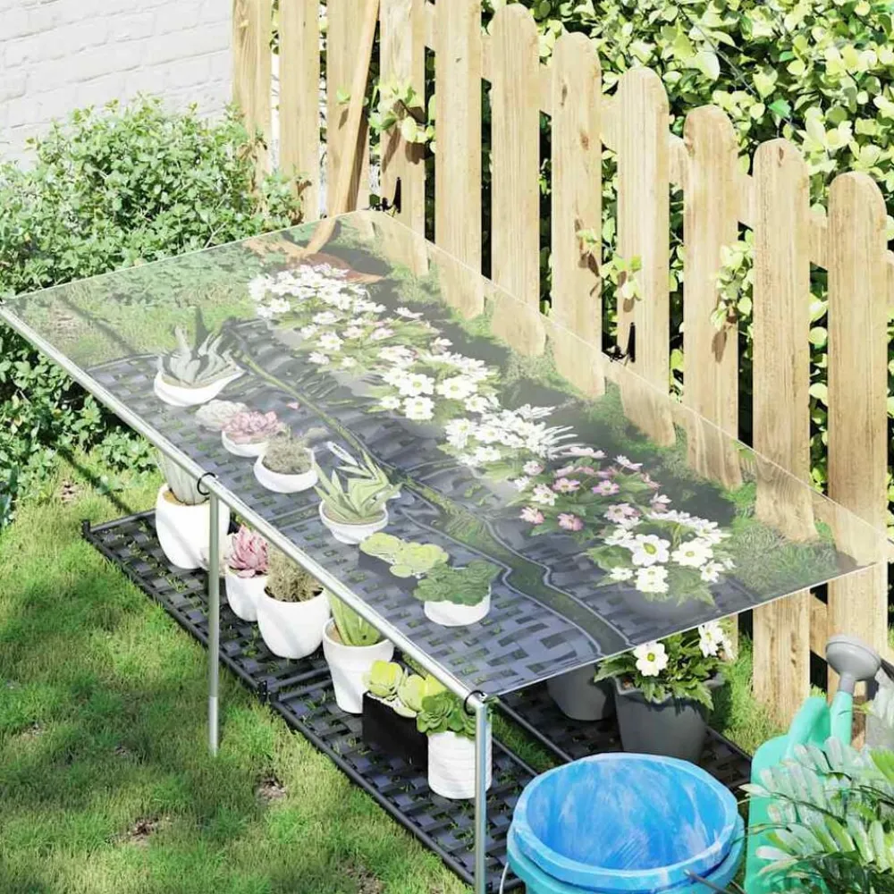 vidaXL Lona transparente con ojales PVC 1x2 m Outlet