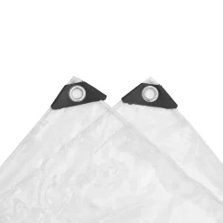 vidaXL Lona transparente con ojales PVC 1x2 m Outlet