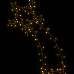 vidaXL Luces de Navidad Estrella Fugaz Silueta 115 LEDs blanco cálido Online