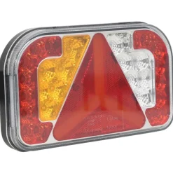 vidaXL Piezas Y Accesorios Para Vehículos-Luces de remolque 2 uds bombilla LED rojo 24x5x14,5 cm 12V