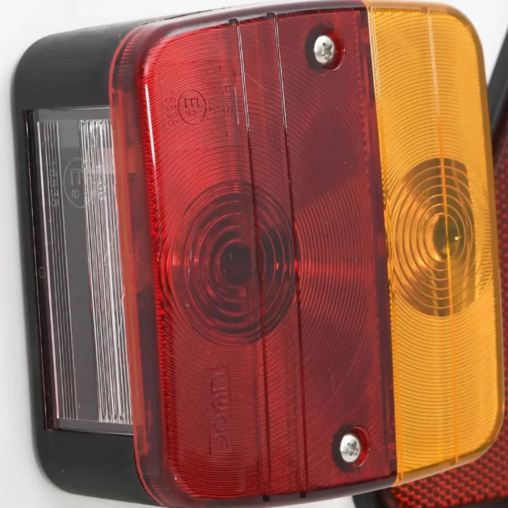 vidaXL Luces de remolque bombilla clásica rojo 12 V 115x7x14 cm Sale