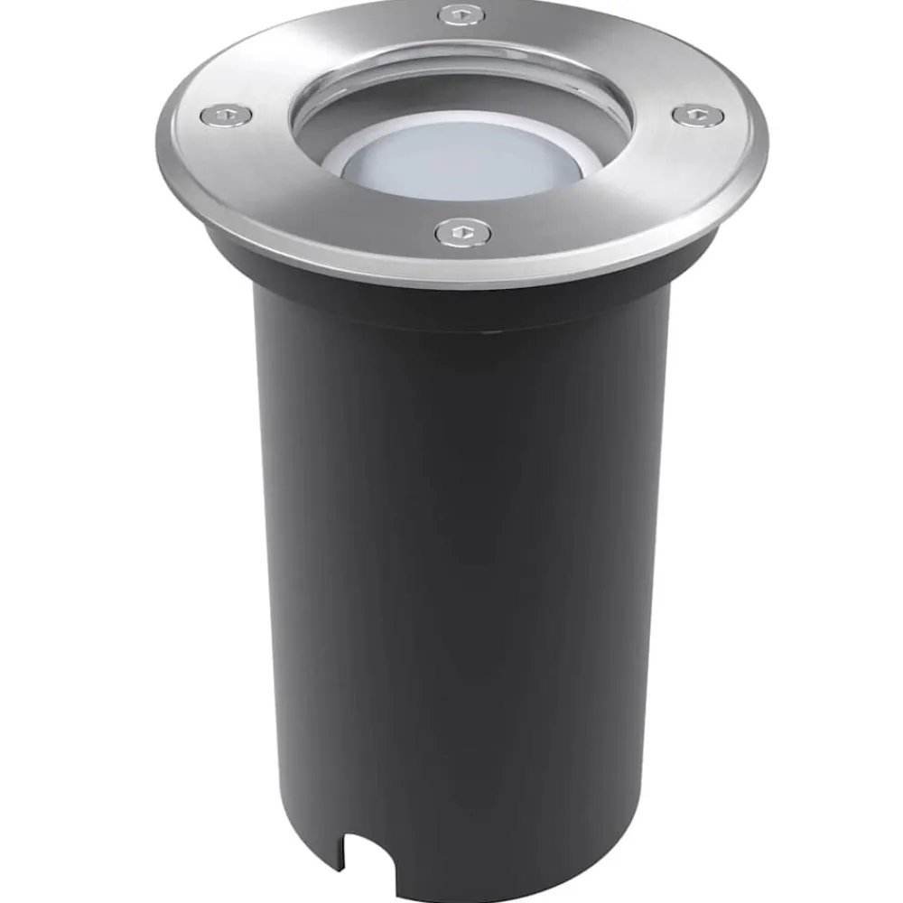 vidaXL Luces de suelo de exterior redondas 3 unidades Best