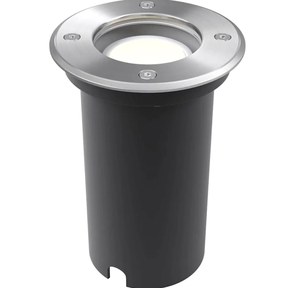 vidaXL Luces de suelo de exterior redondas 3 unidades Best