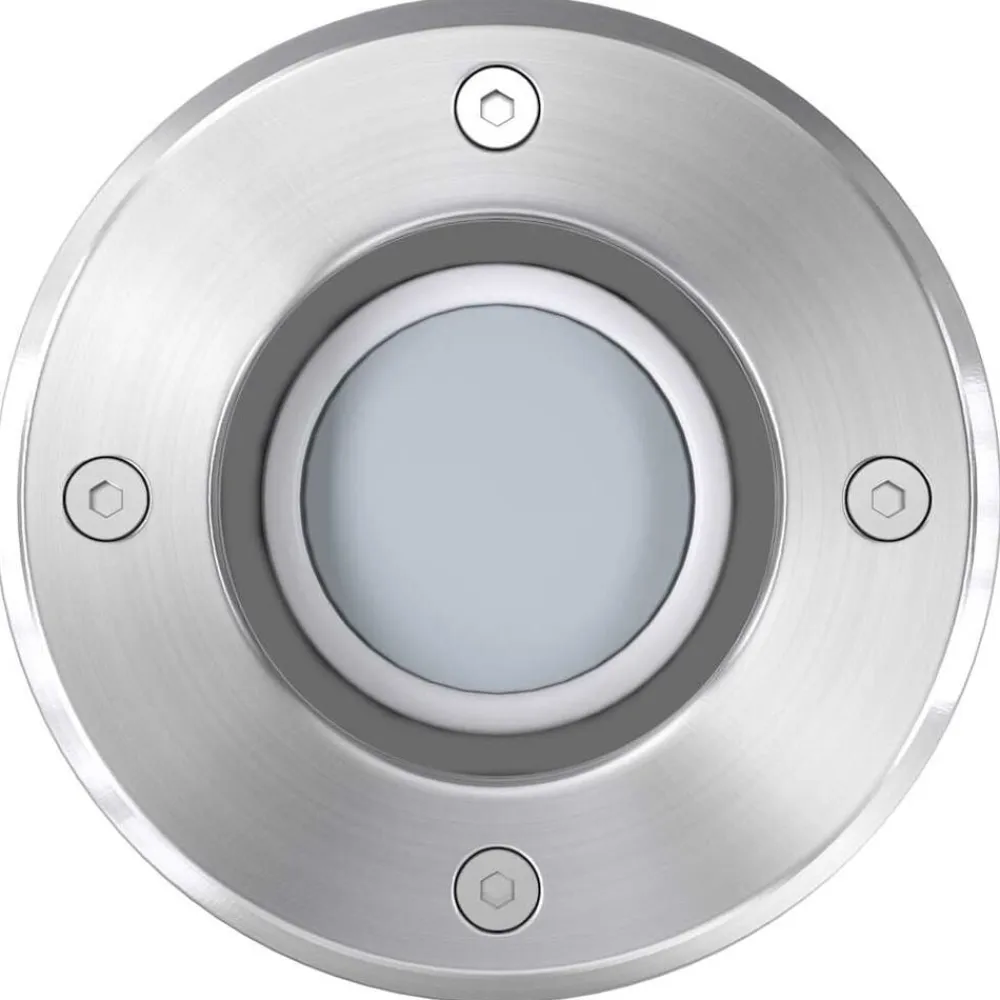 vidaXL Luces de suelo de exterior redondas 3 unidades Best