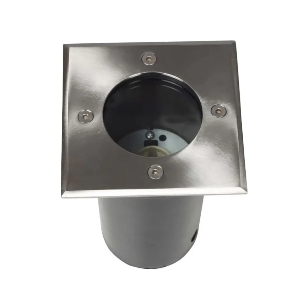 vidaXL Luces de suelo de exterior cuadradas 12 unidades Outlet