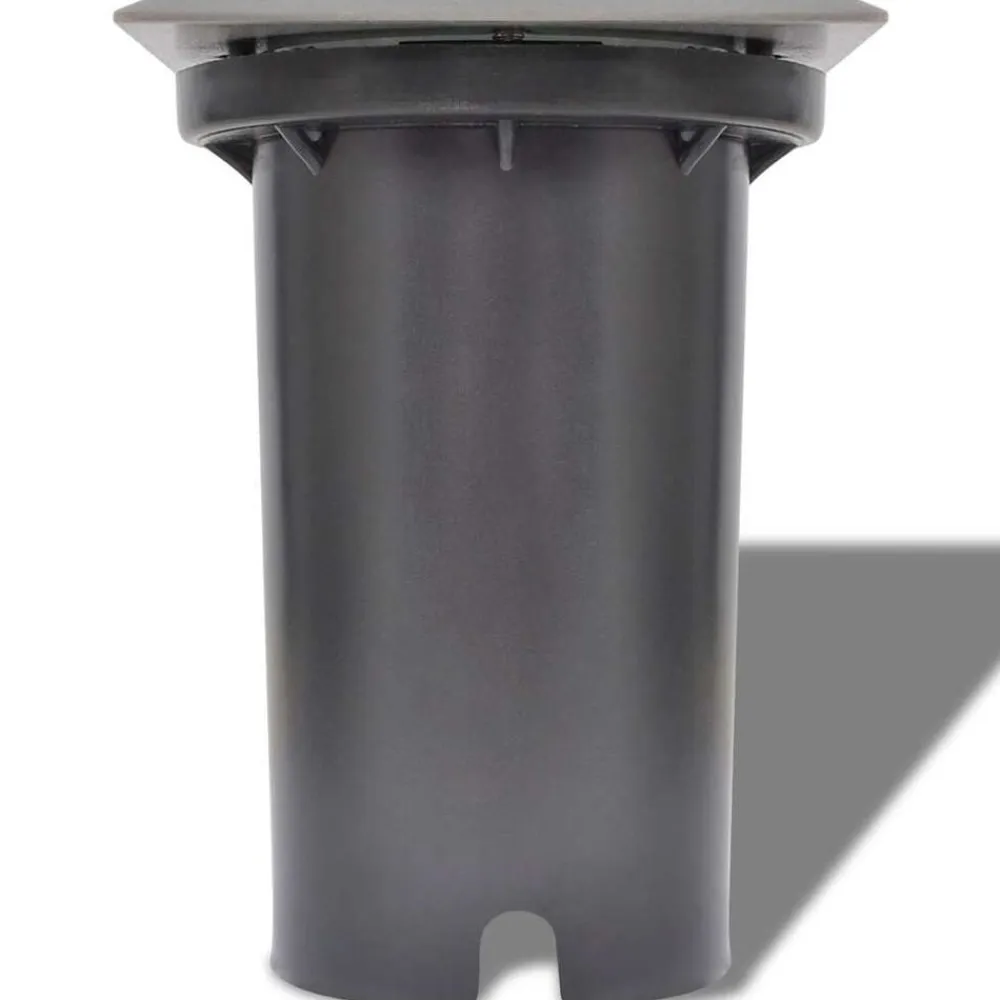 vidaXL Luces de suelo de exterior cuadradas 3 unidades Clearance