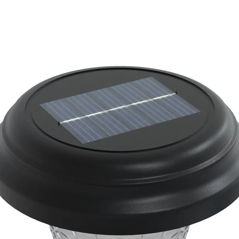 vidaXL Iluminación-Luces solares de camino con picos de tierra 12 uds luz blanca