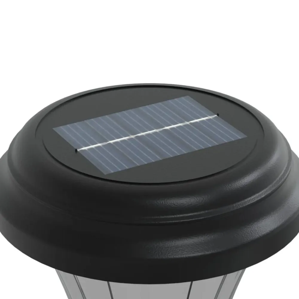 vidaXL Luces solares de camino con picos de tierra 12 uds luz blanca Blanco Outlet