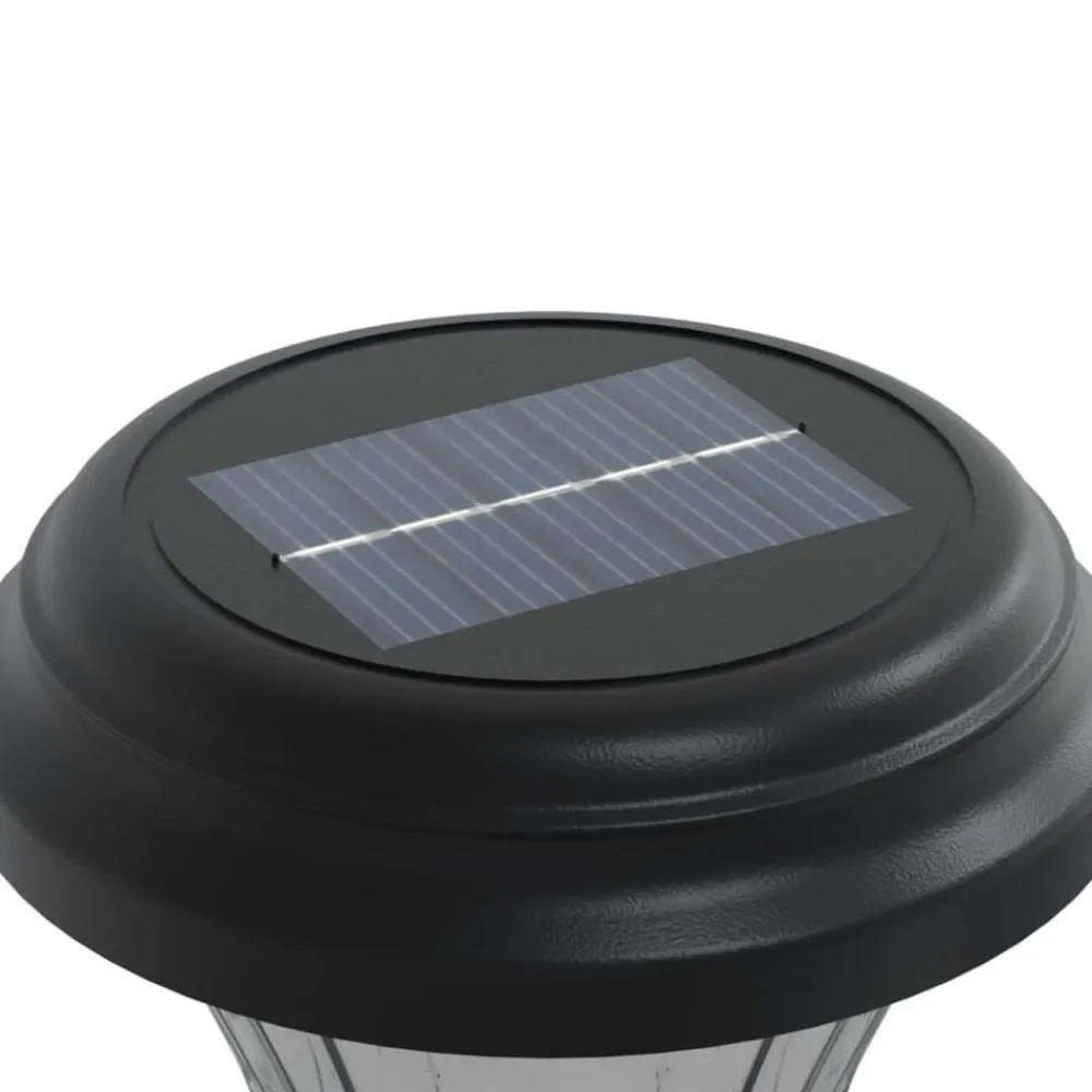 vidaXL Iluminación-Luces solares de camino con picos de tierra 12 uds luz blanca