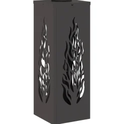vidaXL Iluminación-Luz de camino LED solar 2 pcs Acero laminado en frío