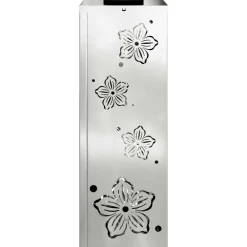 vidaXL Iluminación-Luz de camino LED solar 2 pcs Plateado