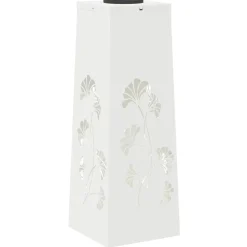 vidaXL Luz de camino LED solar 2 pcs Acero laminado en frío White Clearance
