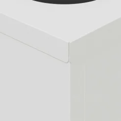 vidaXL Luz de camino LED solar 2 pcs Acero laminado en frío White Clearance