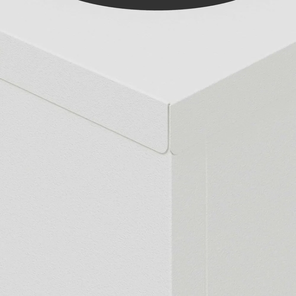 vidaXL Luz de camino LED solar 2 pcs Acero laminado en frío White Clearance