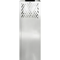 vidaXL Luz de camino LED solar 2 pcs Plateado Galvanizado Acero galvanizado New