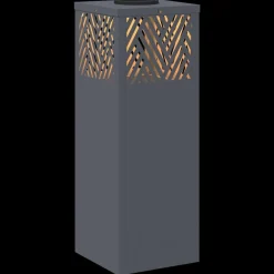 vidaXL Iluminación-Luz de camino LED solar 2 pcs Acero laminado en frío
