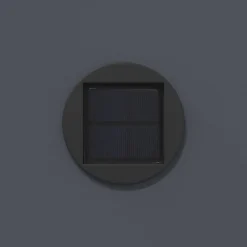 vidaXL Iluminación-Luz de camino LED solar 2 pcs Acero laminado en frío