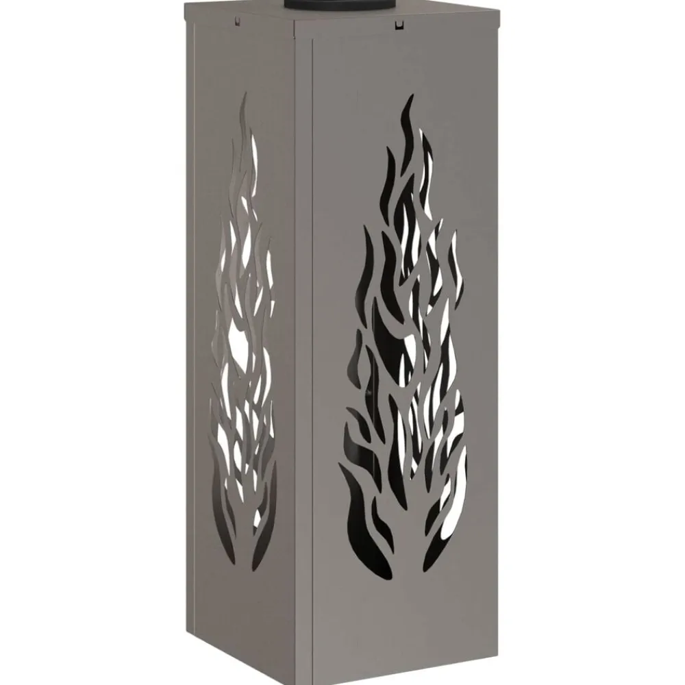 vidaXL Iluminación-Luz de camino LED solar 2 pcs Bronce Acero autopatinable