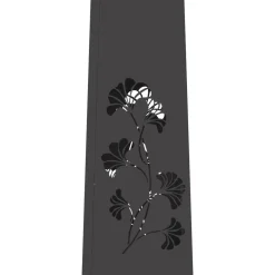 vidaXL Luz de camino LED solar 2 pcs Acero laminado en frío Negro Hot