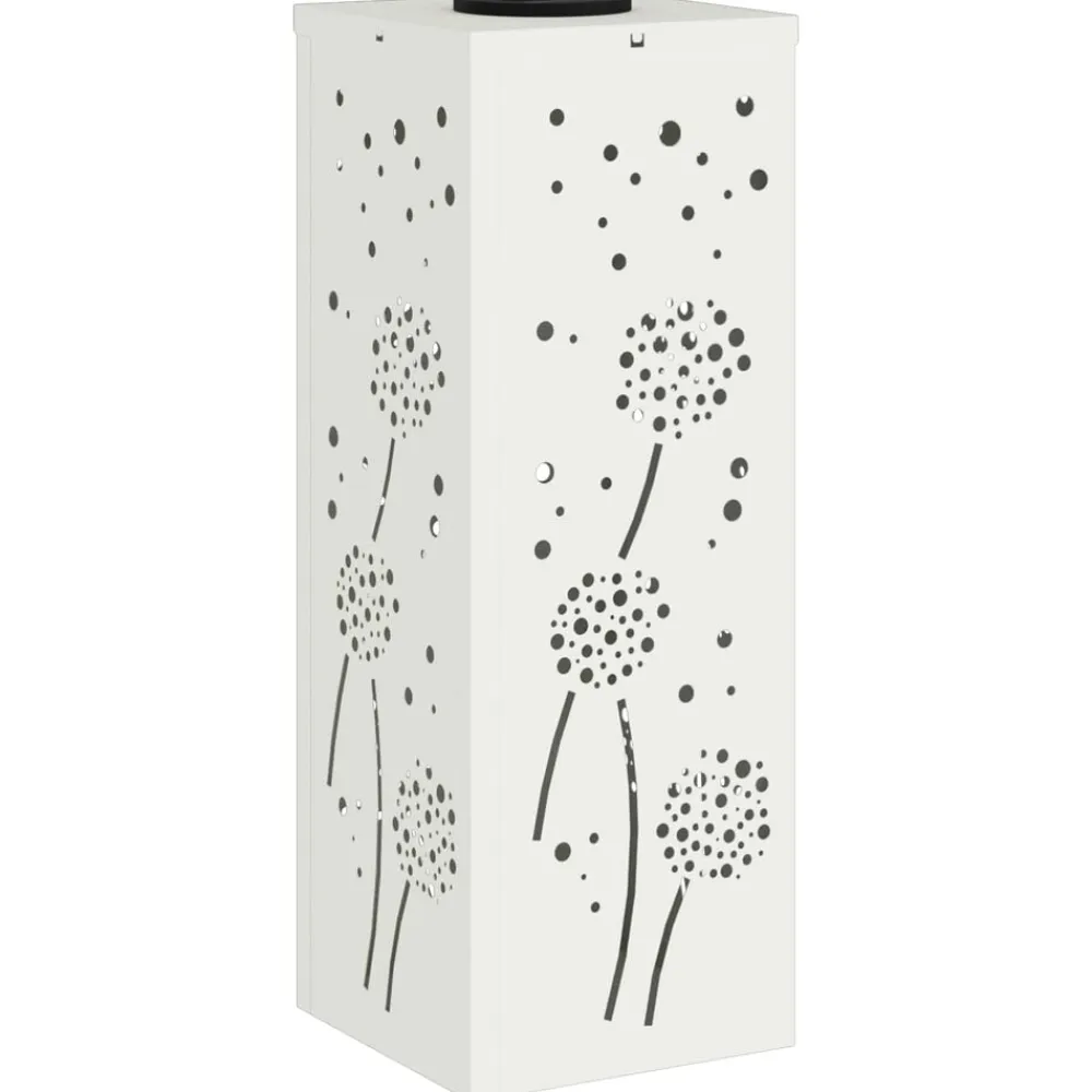 vidaXL Iluminación-Luz de camino LED solar 2 pcs Acero laminado en frío