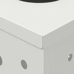 vidaXL Iluminación-Luz de camino LED solar 2 pcs Acero laminado en frío