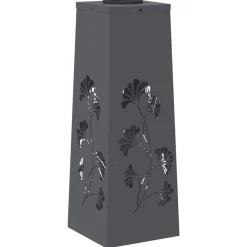 vidaXL Luz de camino LED solar 2 pcs Acero laminado en frío Antracita Clearance
