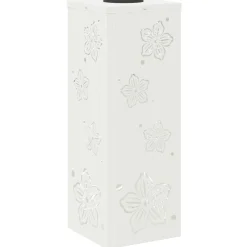 vidaXL Iluminación-Luz de camino LED solar 2 pcs Acero laminado en frío