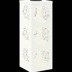 vidaXL Luz de camino LED solar 2 pcs Acero laminado en frío White Best