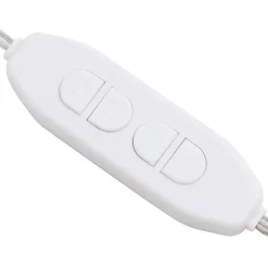 vidaXL Iluminación-Luz de espejo con 8 bombillas LED blanco cálido y blanco frío