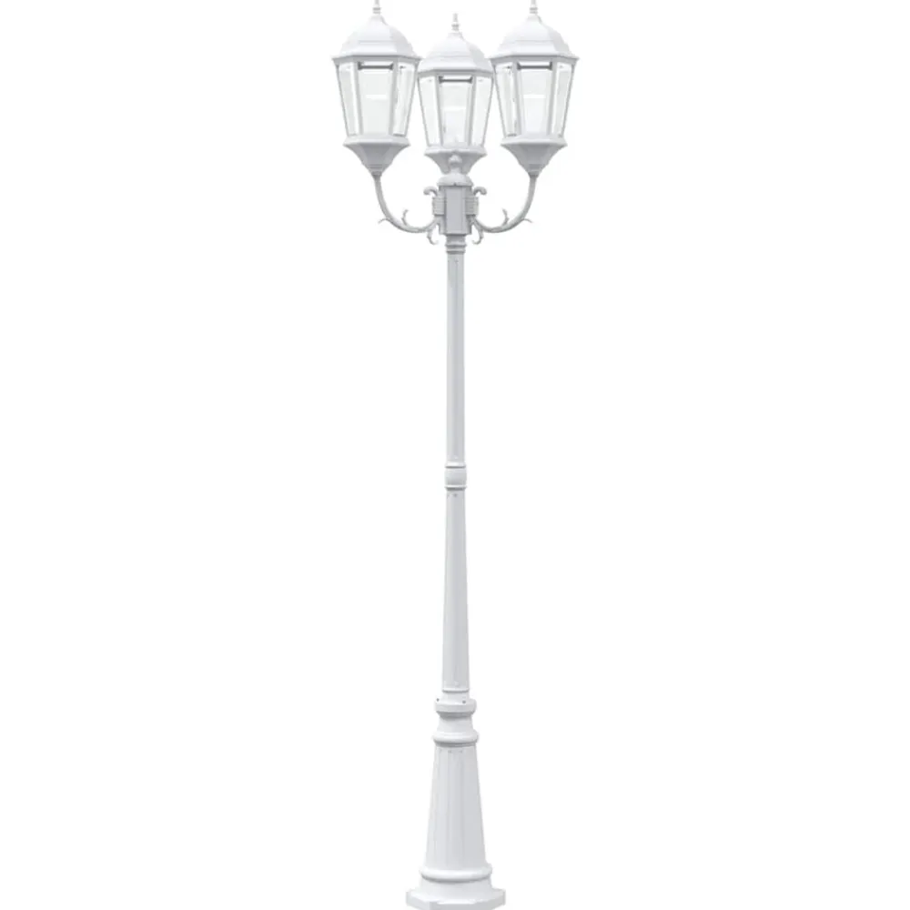 vidaXL Luz de Jardín 61 x 5 x 25 cm Aluminio y Cristal 3 Discount