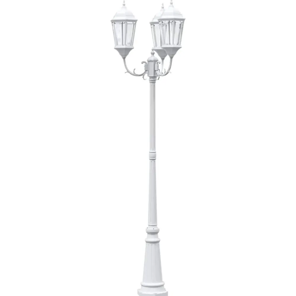 vidaXL Luz de Jardín 61 x 5 x 25 cm Aluminio y Cristal 3 Discount