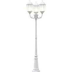 vidaXL Luz de Jardín 61 x 5 x 25 cm Aluminio y Cristal 3 Discount