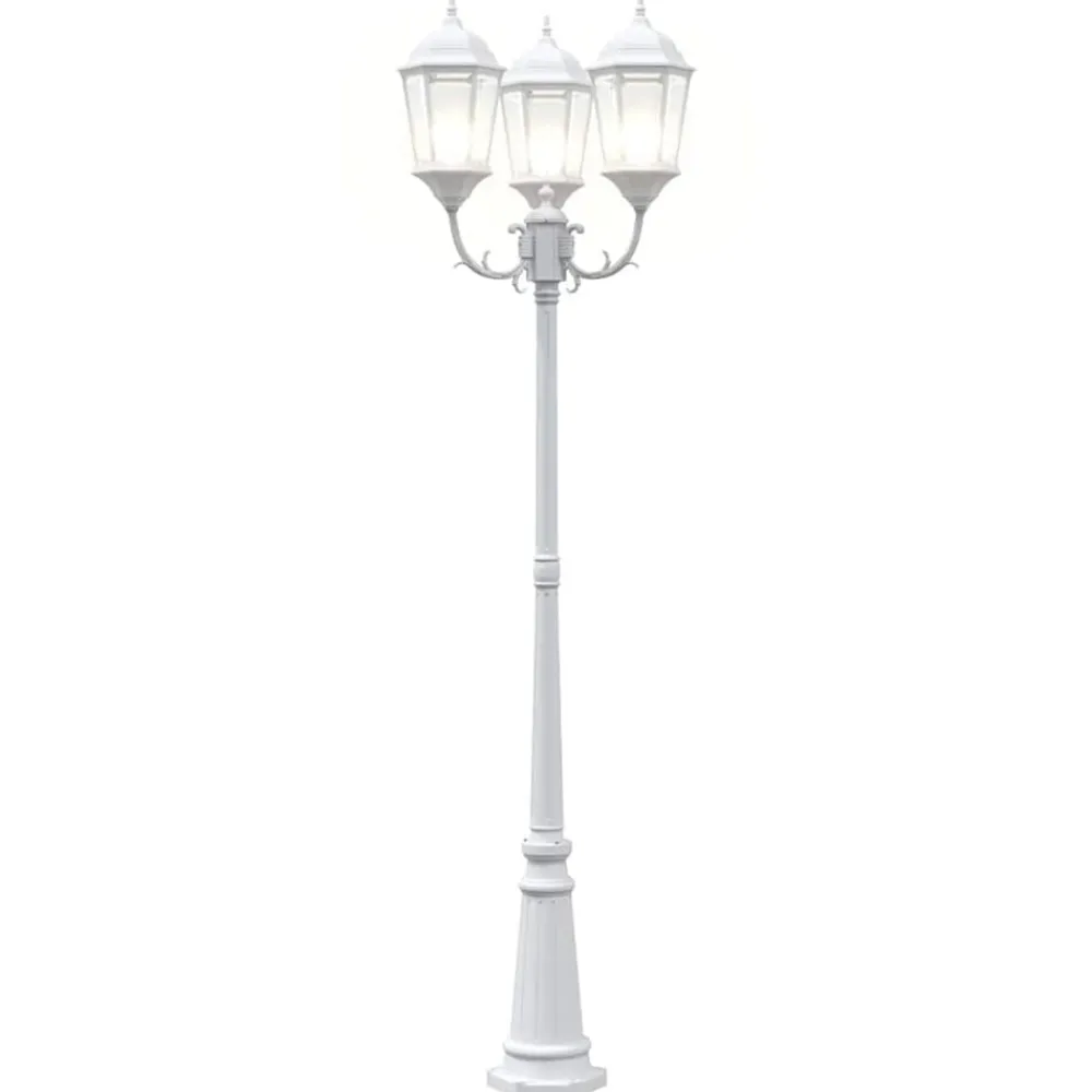 vidaXL Luz de Jardín 61 x 5 x 25 cm Aluminio y Cristal 3 Discount