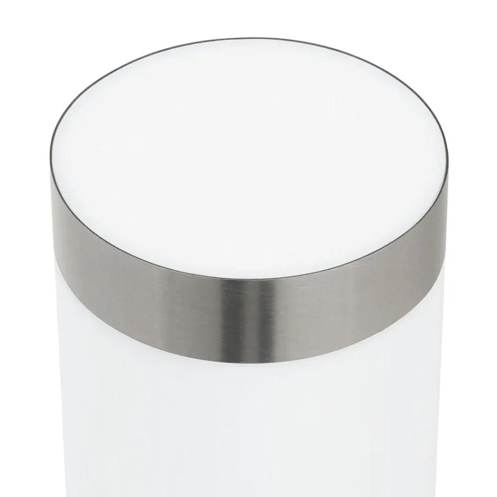 vidaXL Luz de pared exterior 15 x 7,5 x 33 cm Plateado Clearance