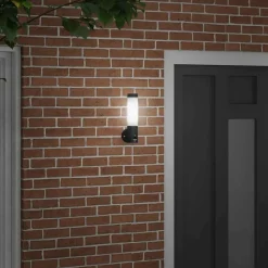 vidaXL Luz de pared exterior 12 x 8,5 x 29 cm Negro Clearance