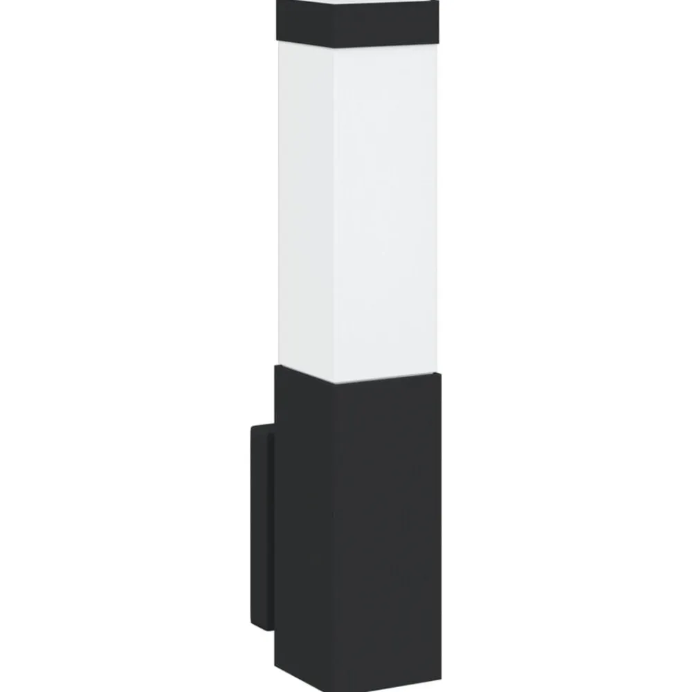 vidaXL Luz de pared exterior 10.5 x 6 x 33 cm Negro Discount