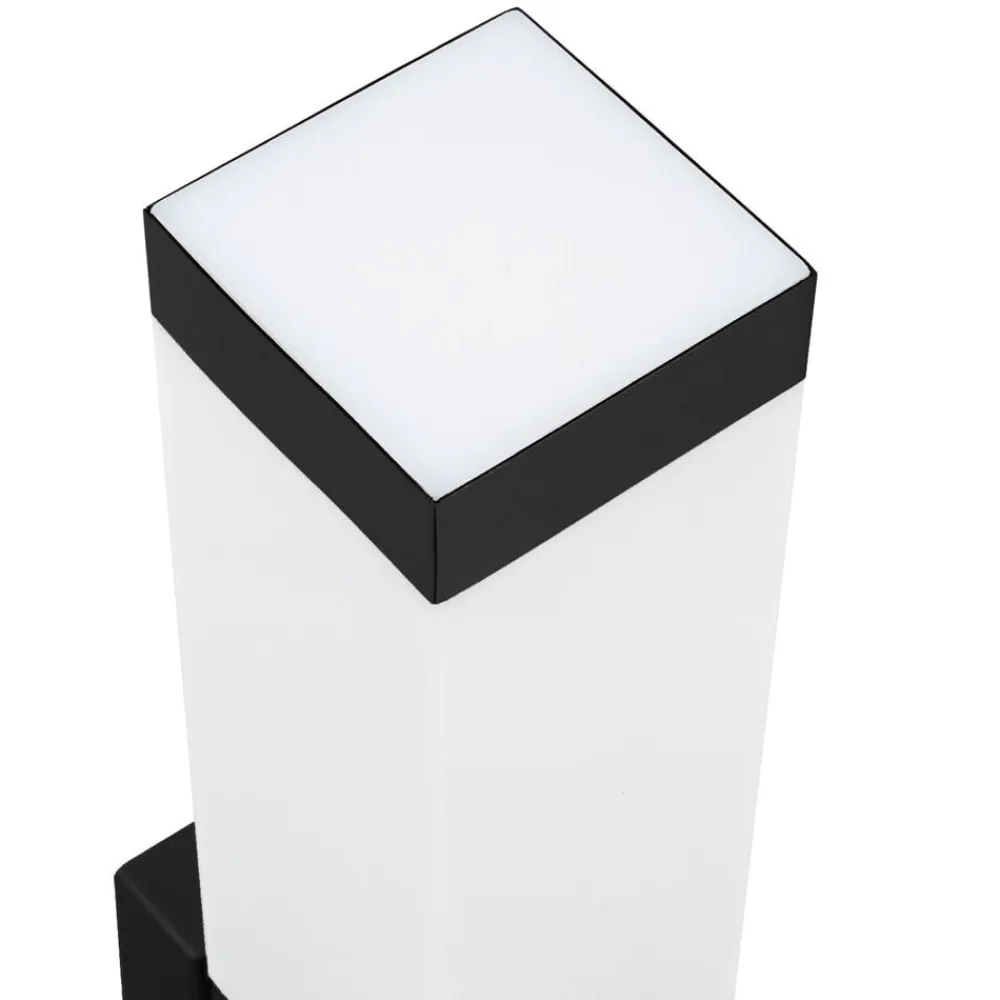 vidaXL Luz de pared exterior 10.5 x 6 x 33 cm Negro Discount