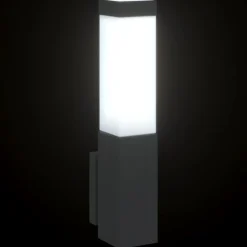vidaXL Luz de pared exterior 10.5 x 6 x 33 cm Negro Discount