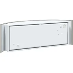 vidaXL Luz de pared exterior Plateado 32 x 10 x 10 cm Acero inoxidable New
